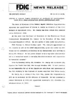 Steven A Seelig Named Director of Division of Liquidation Also Will Head Resolution Trust Corporation Unit