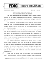 Arthur J Murton Named Deputy Director of FDICs Division of Research and Statistics