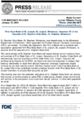 First State Bank of St Joseph St Joseph Minnesota Assumes All of the Deposits of St Stephen State Bank St Stephen Minnesota
