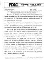 FDIC Approves Assumption of Insured Deposits of Five Subsidiaries of First Exchange Corporation Cape Girardeau Missouri
