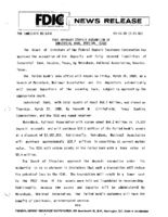 FDIC Approves Deposit Assumption of Industrial Bank Houston Texas