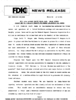 FDIC Wins Another Thrift Fraud Case Judge Orders Prison and 68 Million Penalty For Former CA SL Owners