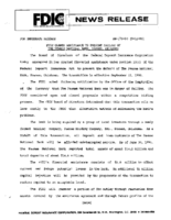 FDIC Grants Assistance to Prevent Failure of The Pawnee National Bank Pawnee Oklahoma