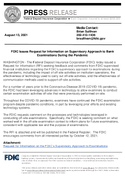 FDIC Issues Request for Information on Supervisory Approach to Bank Examinations During the Pandemic