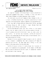 FDIC Approves Deposit Assumption of First City Bank of Atoka Atoka Oklahoma