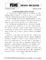 FDIC Publishes SemiAnnual Agenda of Regulations