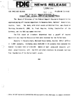 FDIC To Pay Off Insured Depositors in Resource Bank National Association Houston Texas