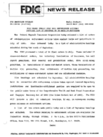 FDIC Makes Public July 1992 Enforcement Actions Provides List of Hearings to be Held in September