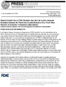 New FDIC Study Shows One in Four US Households Currently Unbanked or Underbanked Lowincome and Minority Households Disproportionately Represented