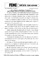 FDIC Approves Assumption of Deposits of First National Bank of Richardson Richardson Texas