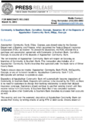 Community  Southern Bank Carrollton Georgia Assumes All of the Deposits of Appalachian Community Bank Ellijay Georgia