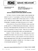 FDIC Transfers Insured Deposits of American Commerce National Bank Anaheim California