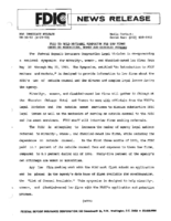 FDIC to Hold National Symposium for Law Firms Owned By Minorities Women and Disabled Persons