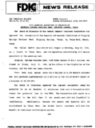 FDIC Approves Assumption of Deposits of Dripping Springs National Bank Dripping Springs Texas