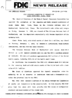 FDIC Approves Assumption of Deposits of Aledo State Bank Aledo Texas