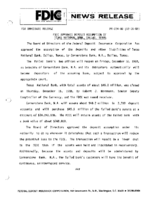 FDIC Approves Deposit Assumption of Texas National Bank Dallas Texas