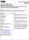 Regulatory Relief Guidance to Help Financial Institutions and Facilitate Recovery in Areas of North Dakota Affected by Flooding