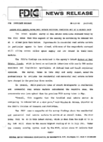 Latest FDIC Survey Shows Real Estate Recovery Continues but at a Slower Pace