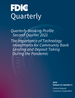 FDIC Quarterly vol 15 no 3  2nd Quarter 2021