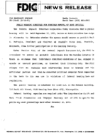 Public Hearing Scheduled for Possible Removal of Bank Official