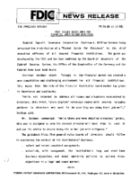 FDIC Issues Guidelines for Financial Institution Directors