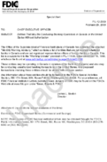Special Alert Entities That May Be Conducting Banking Operations in Canada or the United States Without Authorization