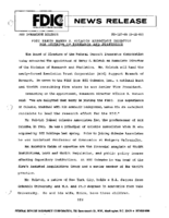 FDIC Names Barry s Kolatch Associate Director for Division of Research and Statistics