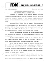 FDIC Transfers Insured Deposits of Bank of North America Houston Texas