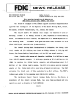 FDIC Approves Assumption of Deposits of The Howard Savings Bank Newark New Jersey