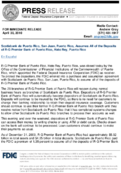 Scotiabank de Puerto Rico San Juan Puerto Rico Assumes All of the Deposits of RG Premier Bank of Puerto Rico Hato Rey Puerto Rico