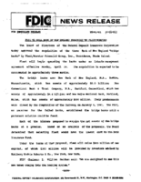 FDIC to Sell Bank of New England Franchise to FleetNorstar