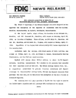 FDIC Approves Assumption of Deposits of Southstate Bank for Savings Brockton Massachusetts