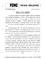 David C Cooke Appointed Deputy to FDIC Chairman