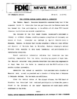 FDIC Suspends Montana Banker Gordon H Ochenrider