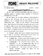 FDIC Agrees to Seek Public Comment on Plan to Strengthen Enforcement of Community Reinvestment Act