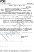 FOREIGN ASSETS CONTROL ACT Blocked Property and Assets of Transporting LLC