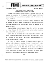 FDIC Approves Deposit Assumption of Commonwealth Bank Torrance California