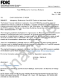 Year 2000 Customer Awareness Guidance Interagency Guidance on Year 2000 Customer Awareness Programs