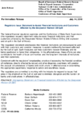 Joint ReleaseRegulators Issue Statement to Assist Financial Institutions and Customers Affected by the Deepwater Horizon Oil Spill