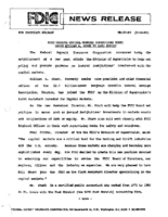 FDIC Creates Capital Markets Supervisory Post Names William A Stark to Lead Effort