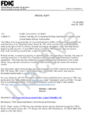 Special Alert Entities That May Be Conducting Banking Operations in Canada or the United States Without Authorization