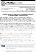 Bank of the Ozarks Little Rock Arkansas Assumes All of the Deposits of Unity National Bank Cartersville Georgia
