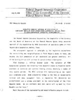 Regulators Announce Approval of Acquisition of Subsidiary Banks of First RepublicBank Corporation Dallas Texas by NCNB Corporation Charlotte North Carolina