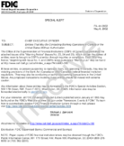 Special Alert Entities That May Be Conducting Banking Operations in Canada or the United States Without Authorization