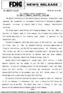 FDIC Approves Deposit Assumption of The Bank of Commerce Shreveport Louisiana