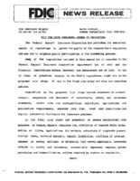 FDIC Publishes Semiannual Agenda of Regulations