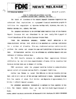 FDIC to Formulate Assistance Plan for Syracuse Savings Bank Syracuse New York