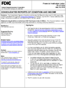 Consolidated Reports of Condition and Income