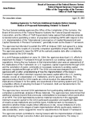 Joint ReleaseBanking Agencies To Perform Additional Analysis Before Issuing Notice of Proposed Rulemaking Related To Basel II