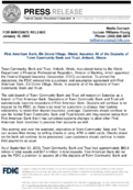 First American Bank Elk Grove Village Illinois Assumes All of the Deposits of Town Community Bank and Trust Antioch Illinois